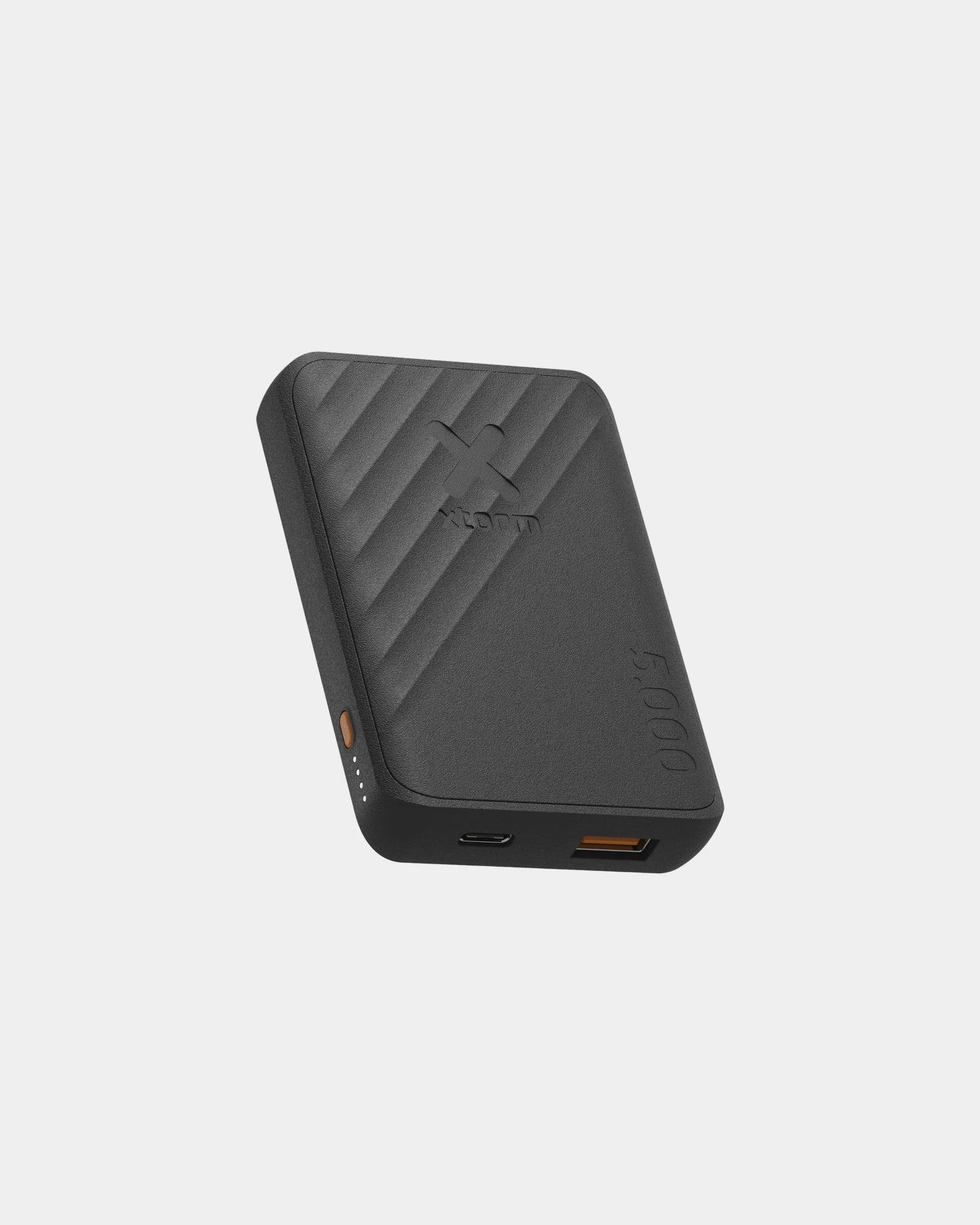 Power bank plastica riciclata 5.000 mAh da personalizzare - Nero