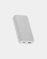 Power bank plastica riciclata 20.000 mAh da personalizzare - Bianco