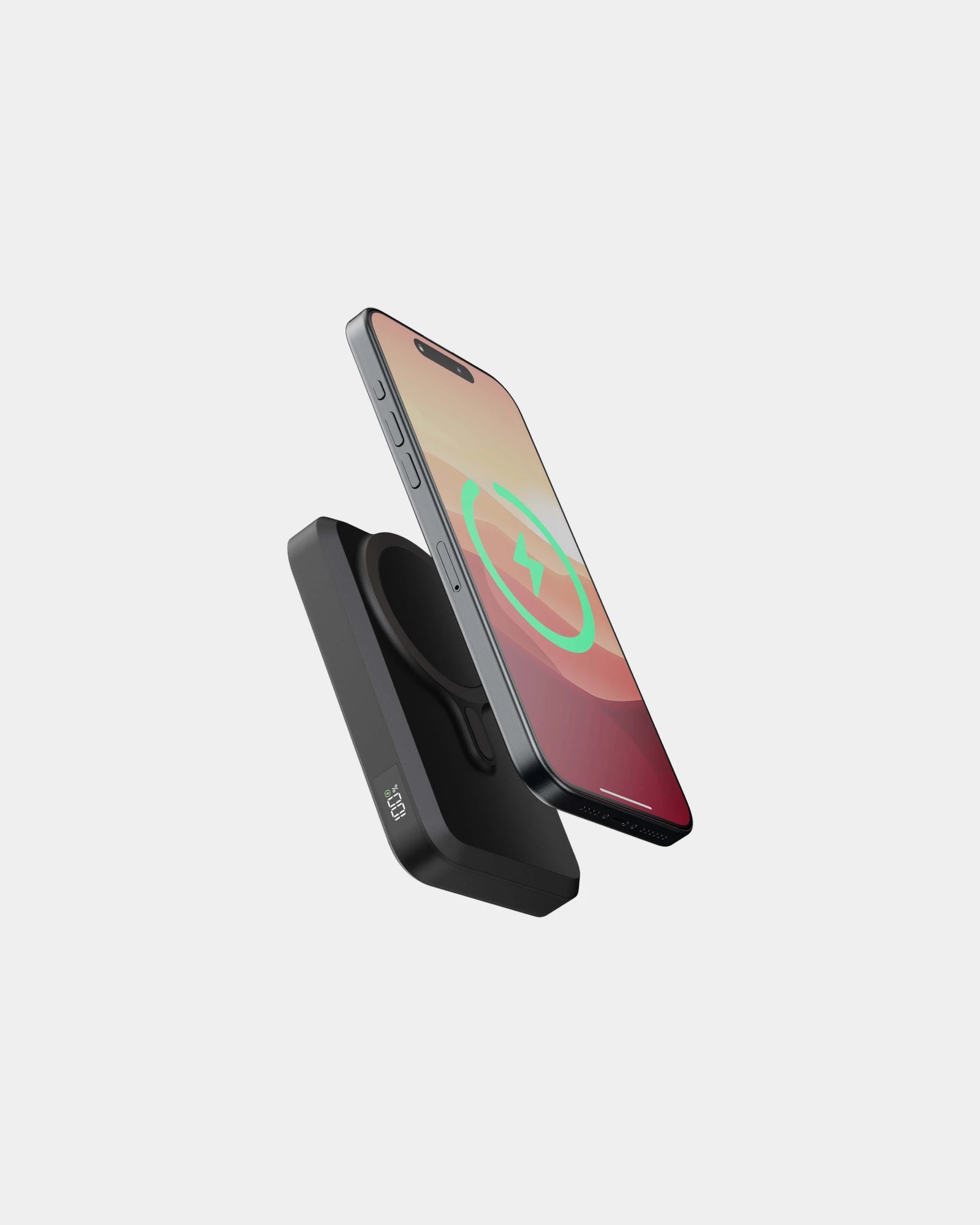 Power bank magnetico riciclato 10.000 mAh da personalizzare - Nero