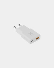 Caricatore riciclato 33W USB-C SlimLine da personalizzare - Bianco