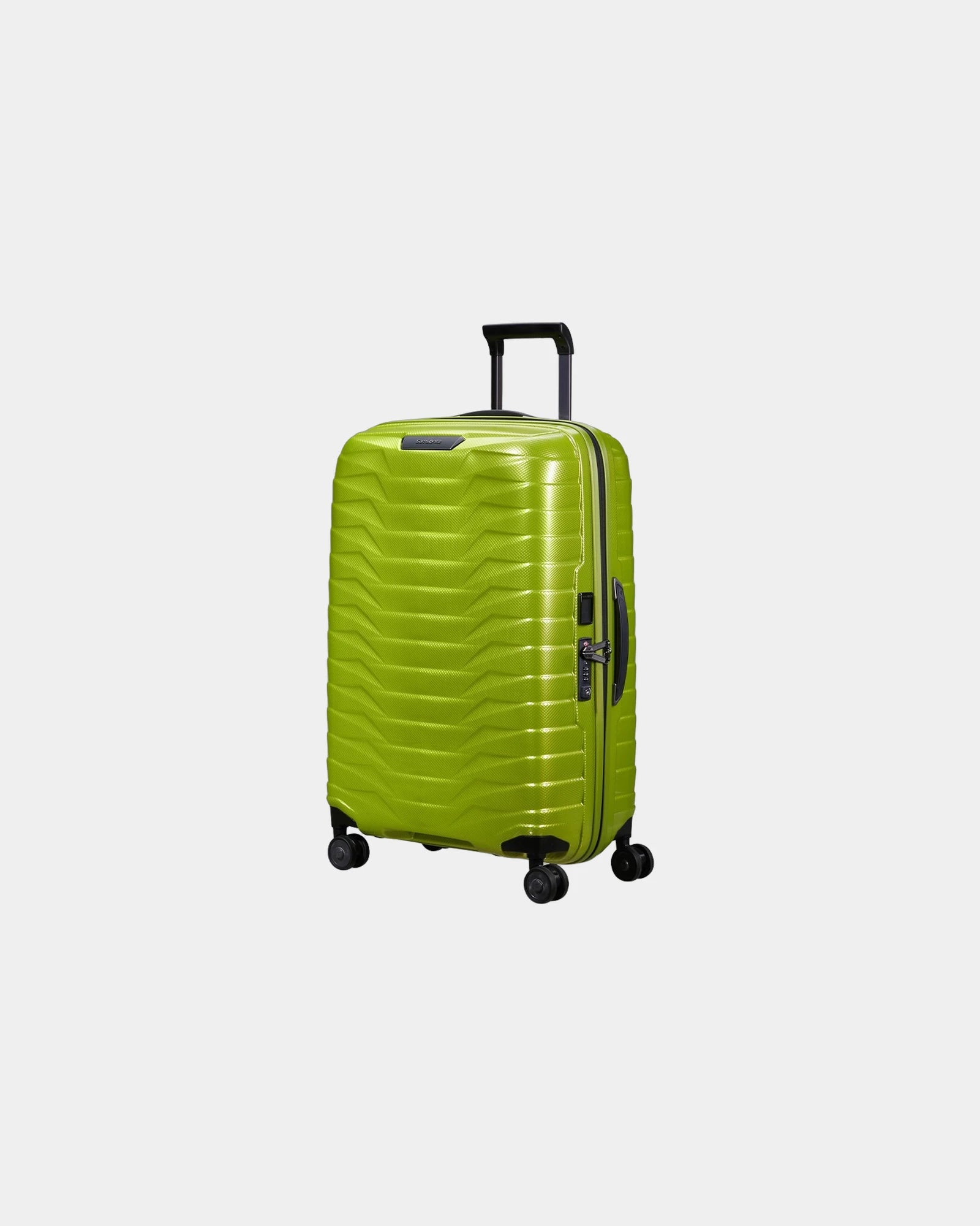 Trolley espandibile Samsonite Proxis 55 cm da personalizzare - Verde limone