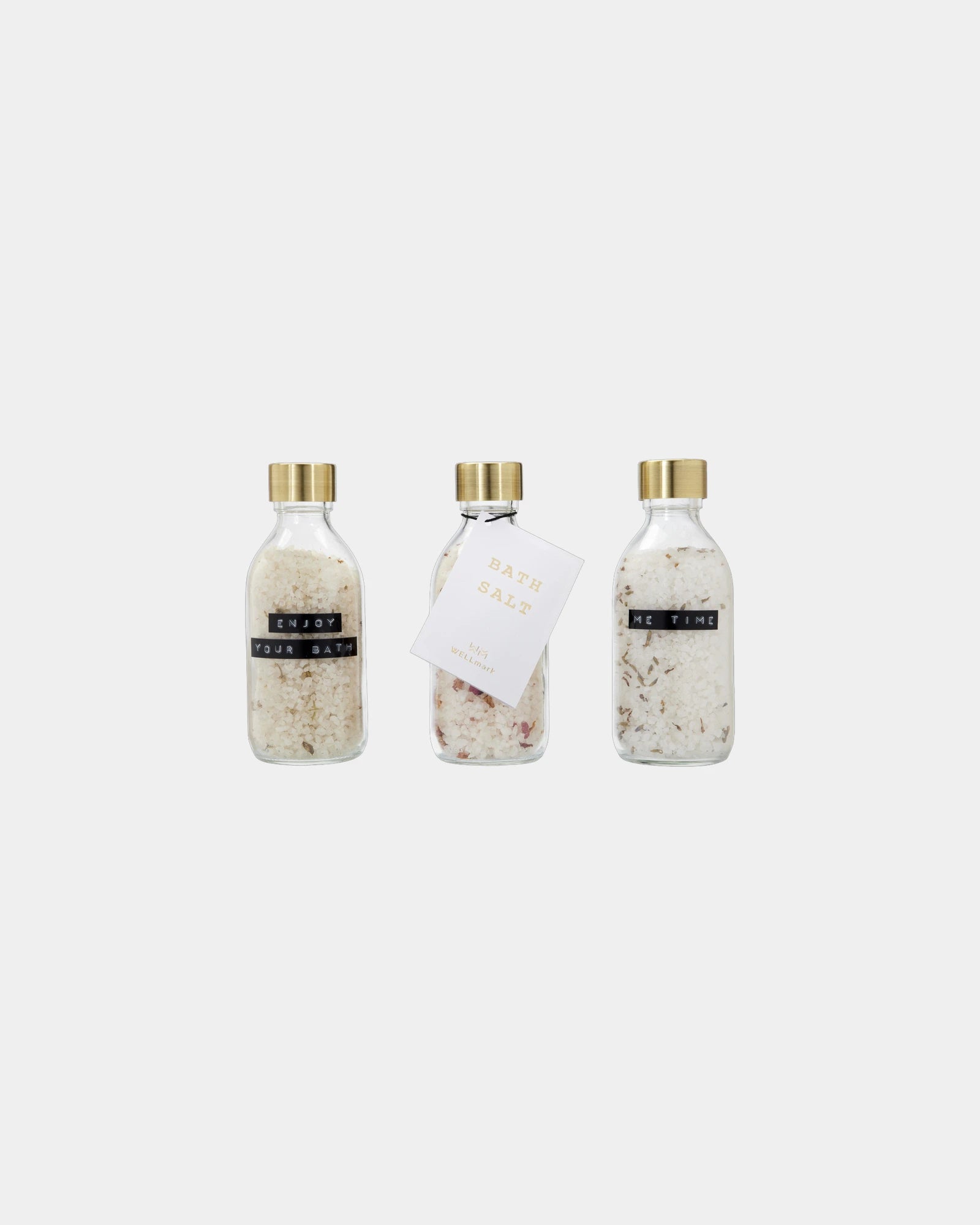 Cofanetto sale da bagno vetro 3x200ml da personalizzare - 2