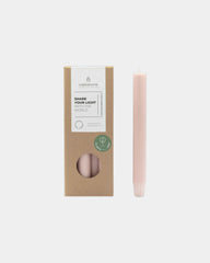 Candele naturali cera di palmisto set 10 da personalizzare - Rosa chiaro