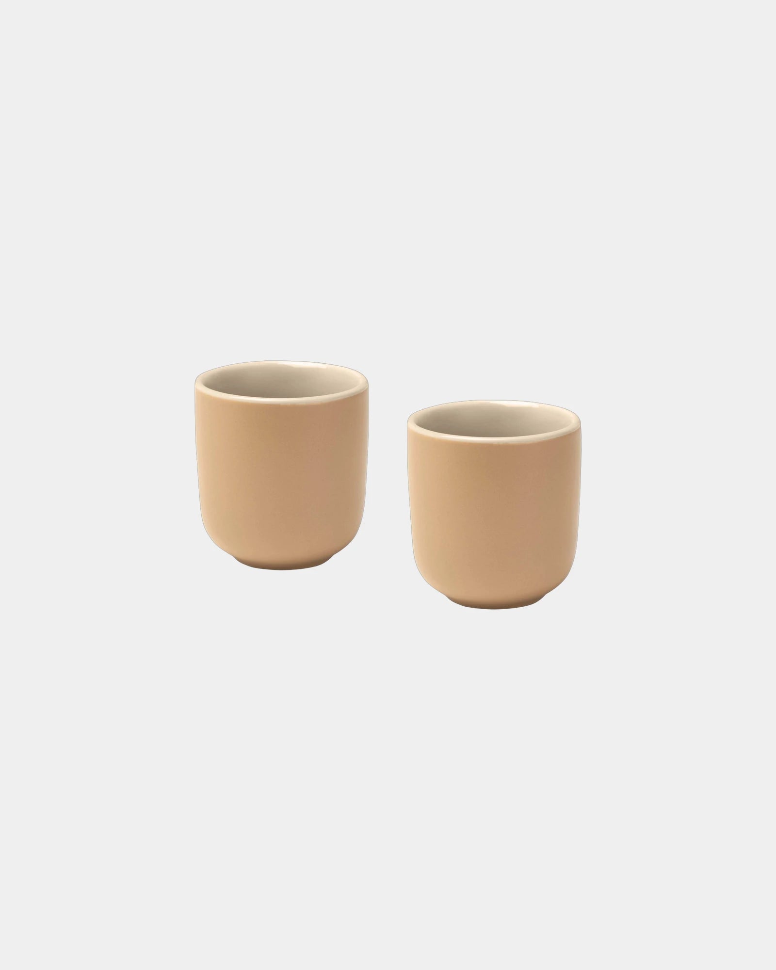 Tazzine da espresso ceramica 90ml set 2 da personalizzare - Grigio Melange