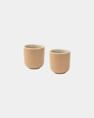 Tazzine da espresso ceramica 90ml set 2 da personalizzare - Grigio Melange