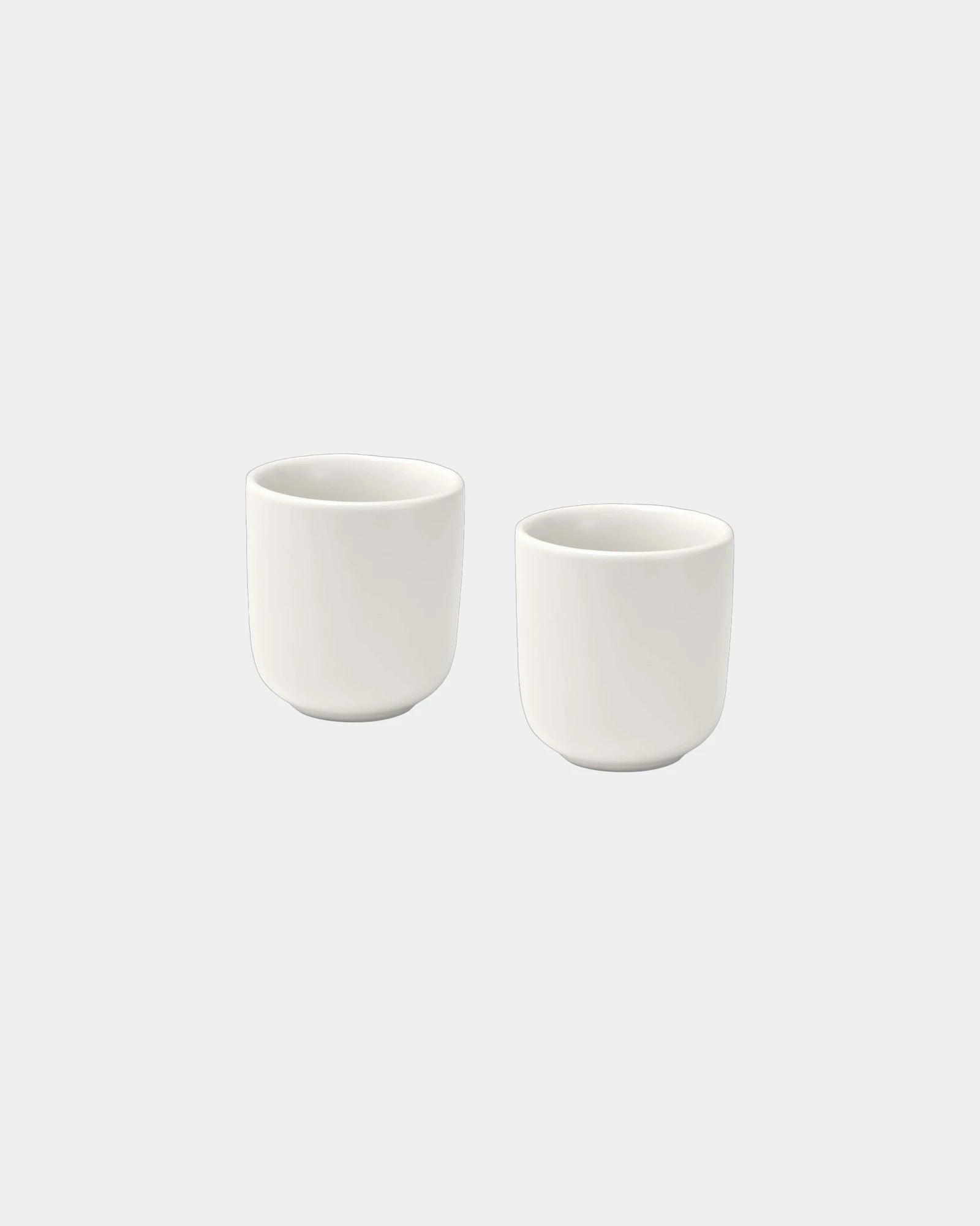 Tazzine da espresso ceramica 90ml set 2 da personalizzare - Bianco