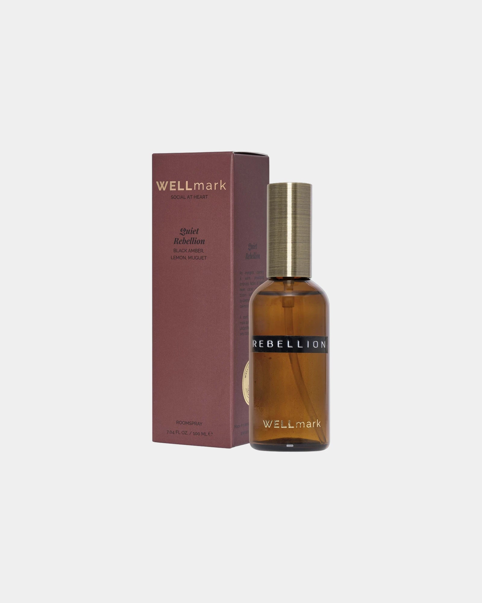 Spray d'ambiente 100 ml vetro da personalizzare - Marrone
