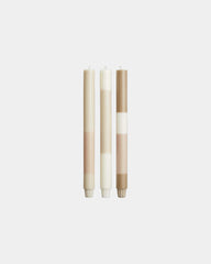 Candele effetto gesso cera vegetale set 4 da personalizzare - 1