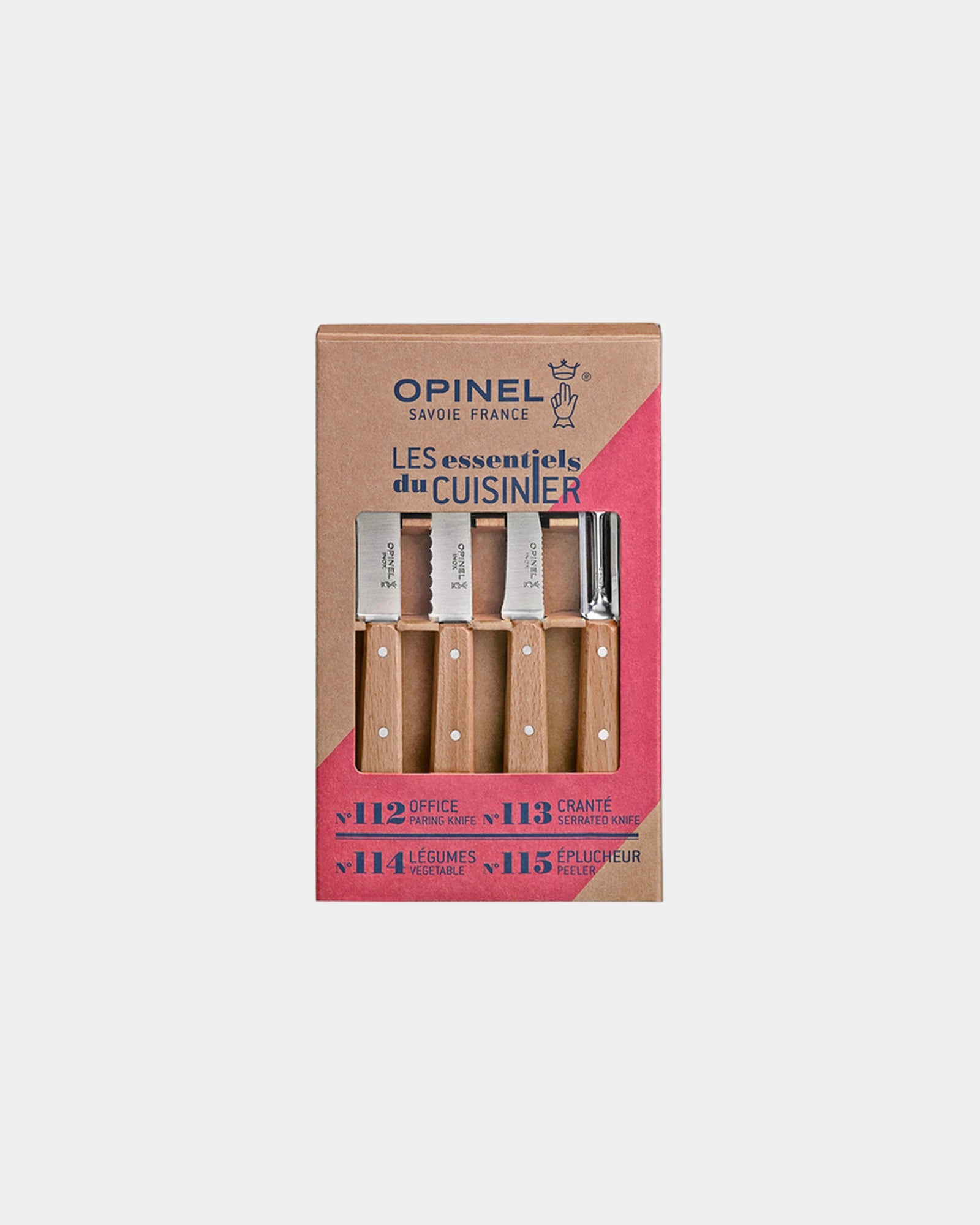 Set di coltelli faggio Les Essentiels da personalizzare - Beige