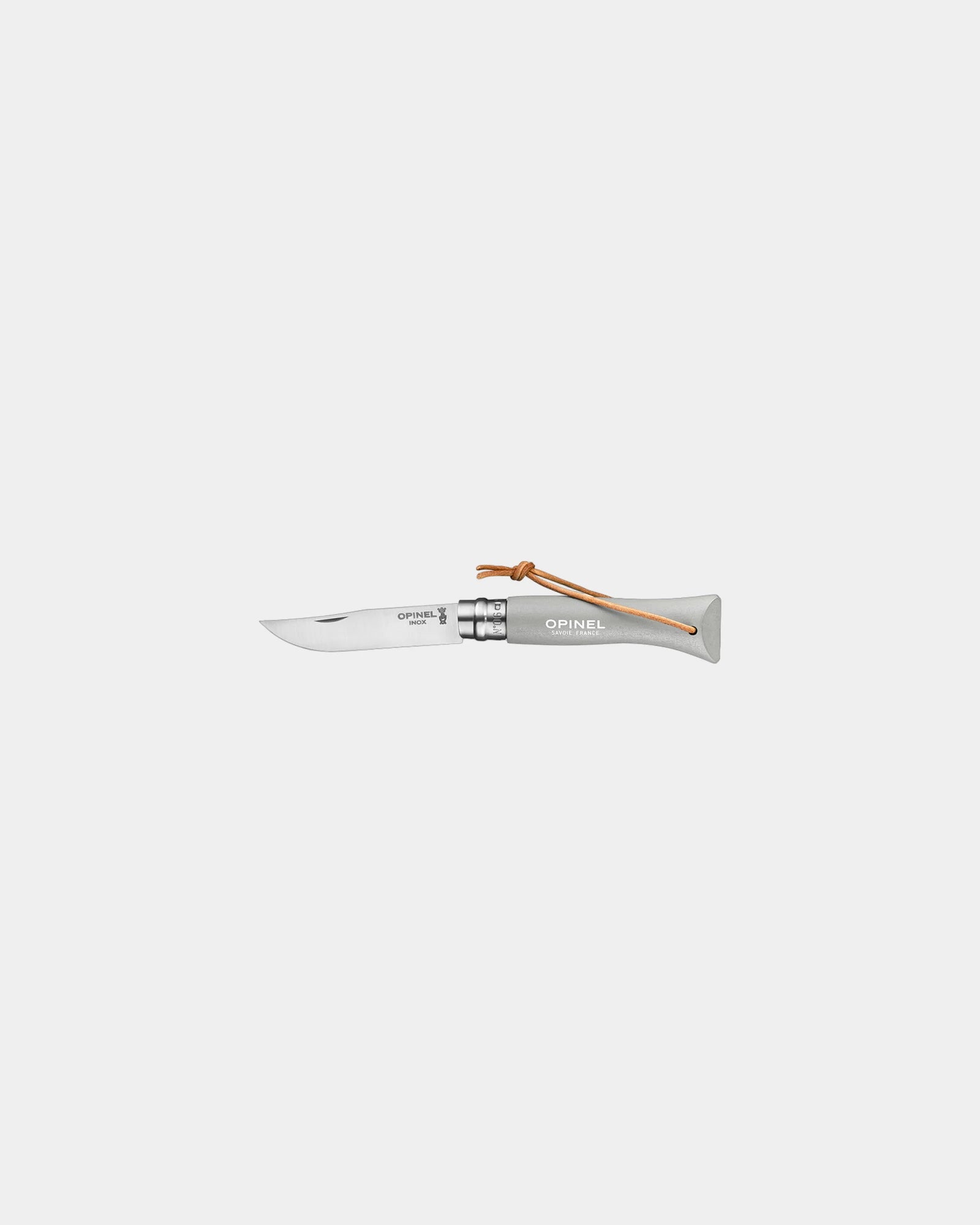 Coltello acciaio inox Opinel N°06 da personalizzare - Grigio