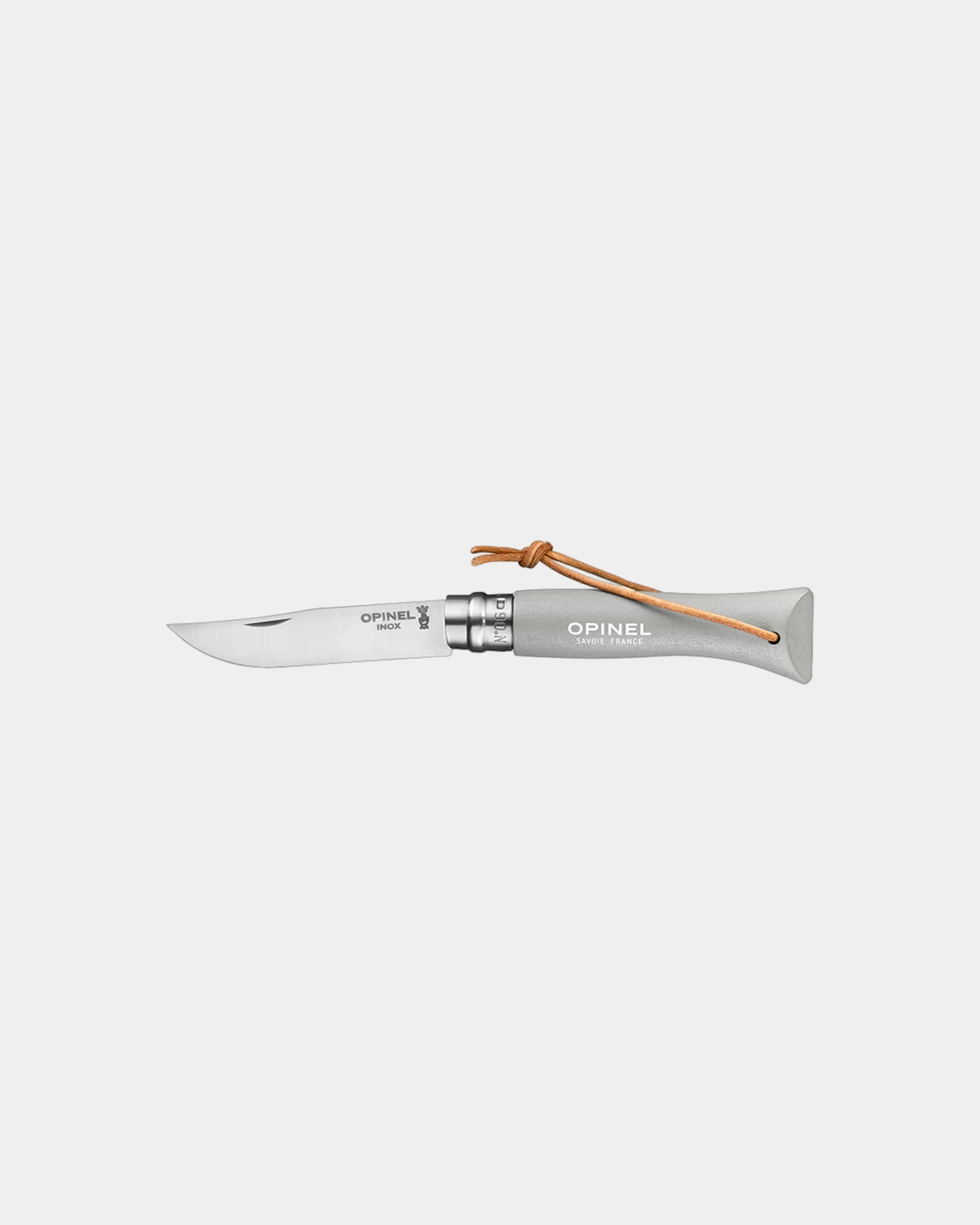 Coltello acciaio inox Opinel N°06 da personalizzare - Grigio
