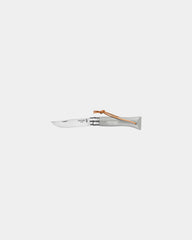 Coltello acciaio inox Opinel N°06 da personalizzare - Grigio