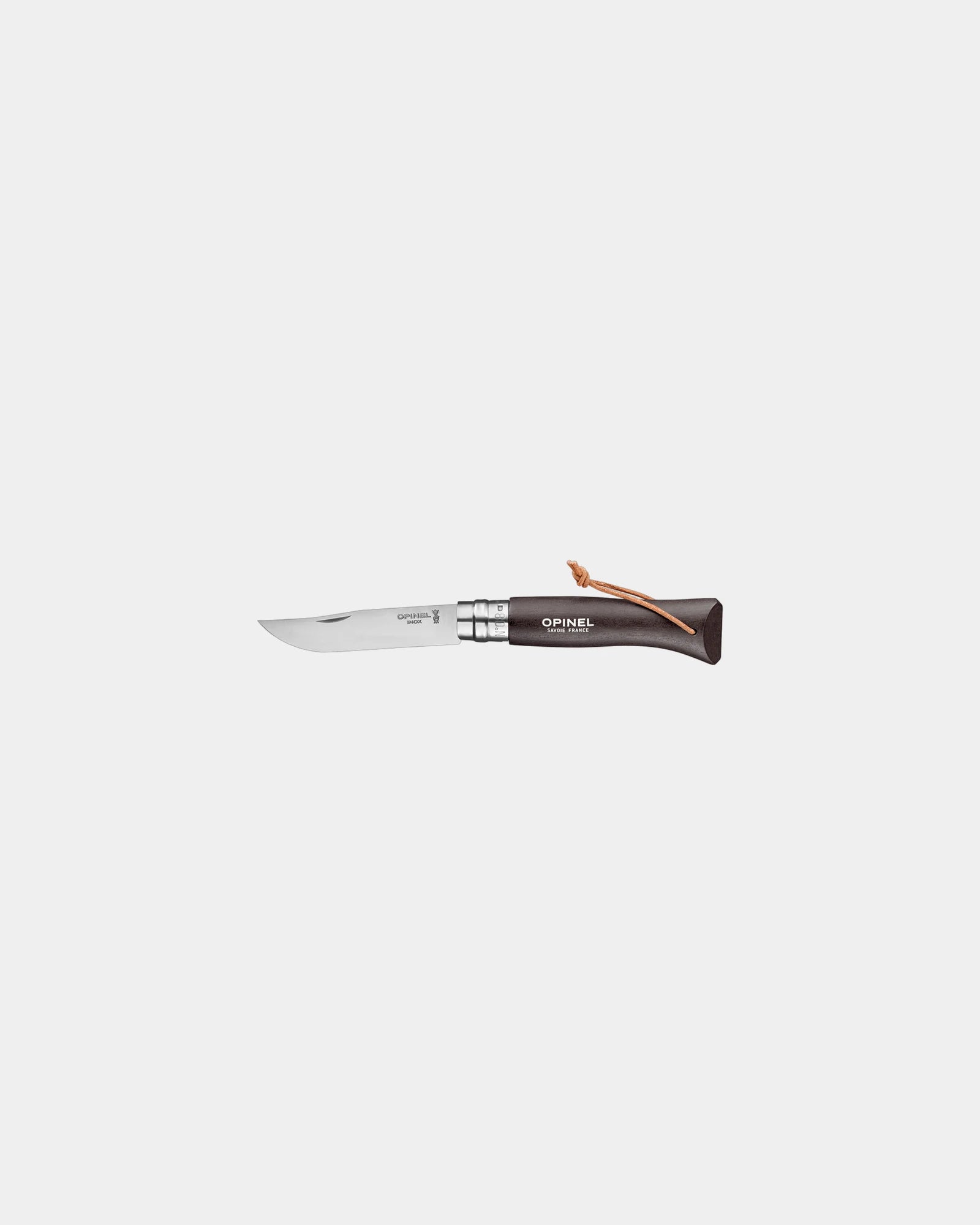 Coltello acciaio inox Opinel N°06 da personalizzare - Marrone