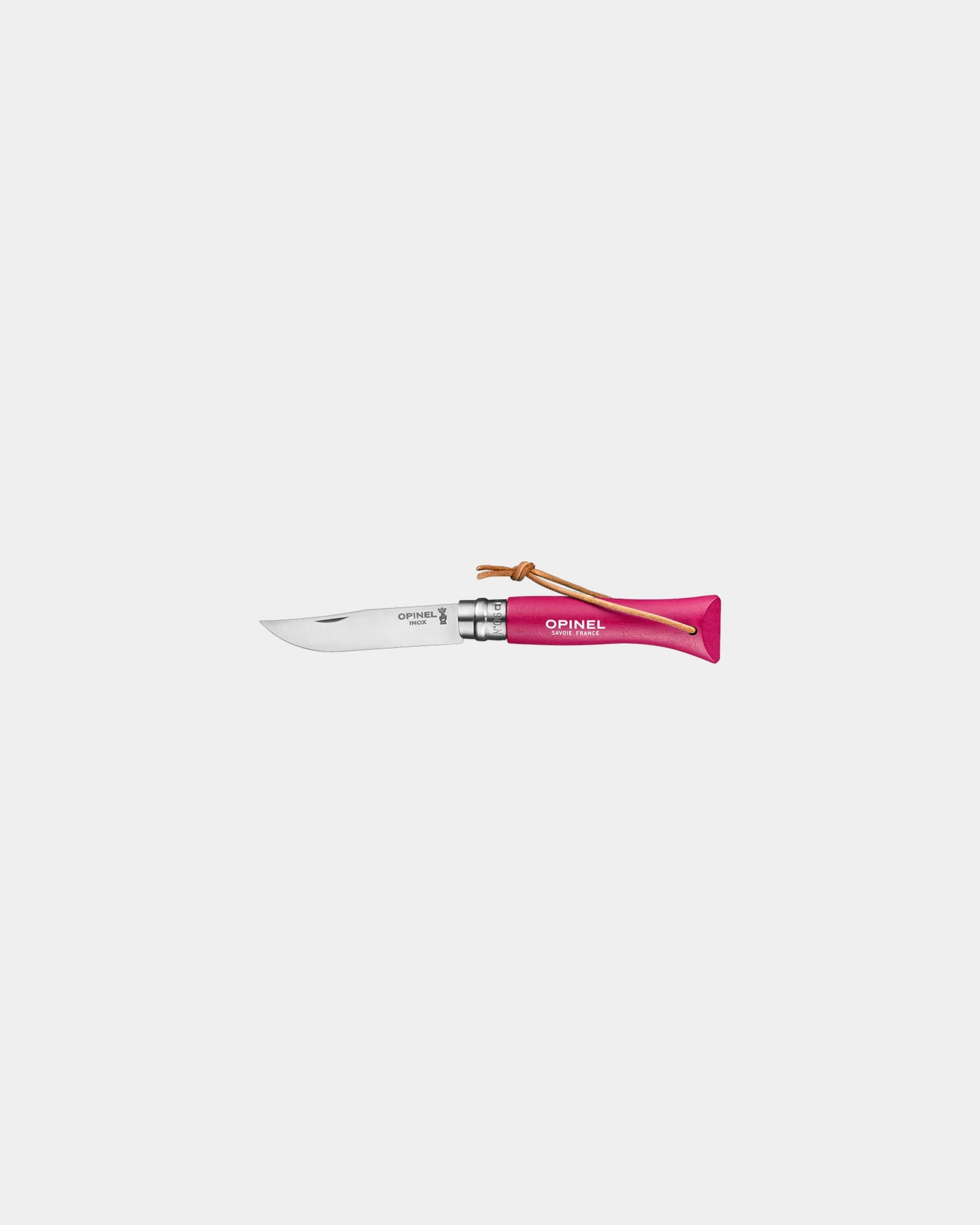 Coltello acciaio inox Opinel N°06 da personalizzare - Rosa