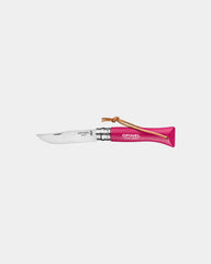 Coltello acciaio inox Opinel N°06 da personalizzare - Rosa