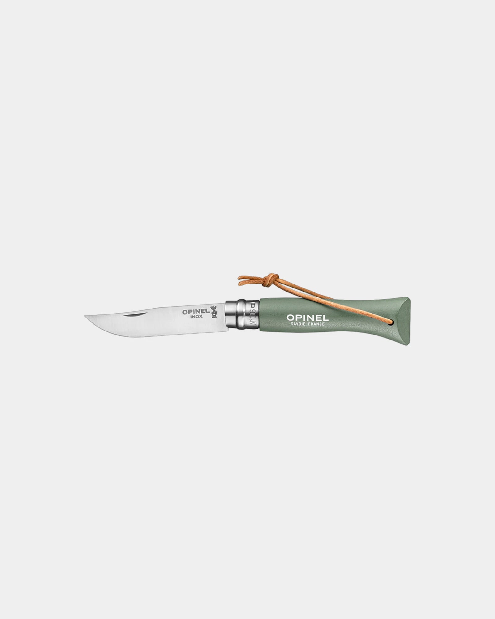 Coltello acciaio inox Opinel N°06 da personalizzare - Verde