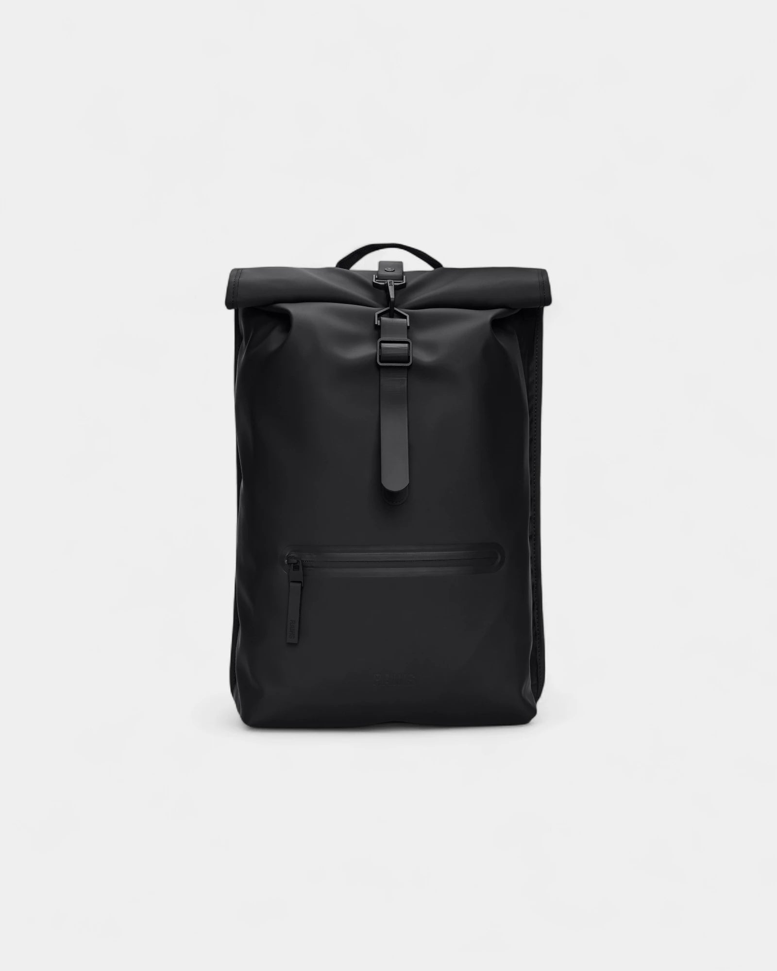 Zaino impermeabile Rains Rolltop 19L da personalizzare - Nero