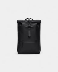 Zaino impermeabile Rains Rolltop 19L da personalizzare - Nero