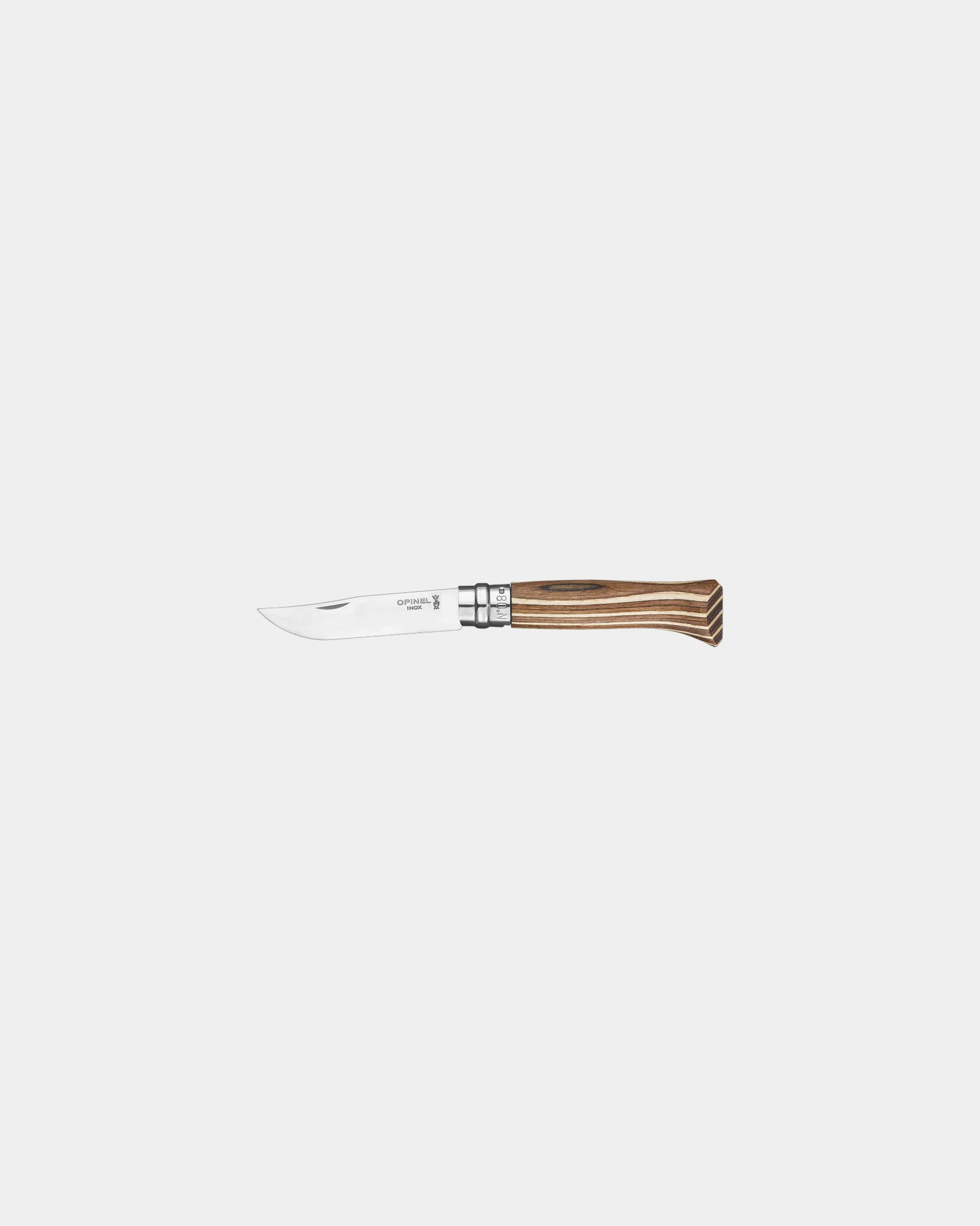 Coltellino Opinel N°02 Carbone da personalizzare - Marrone