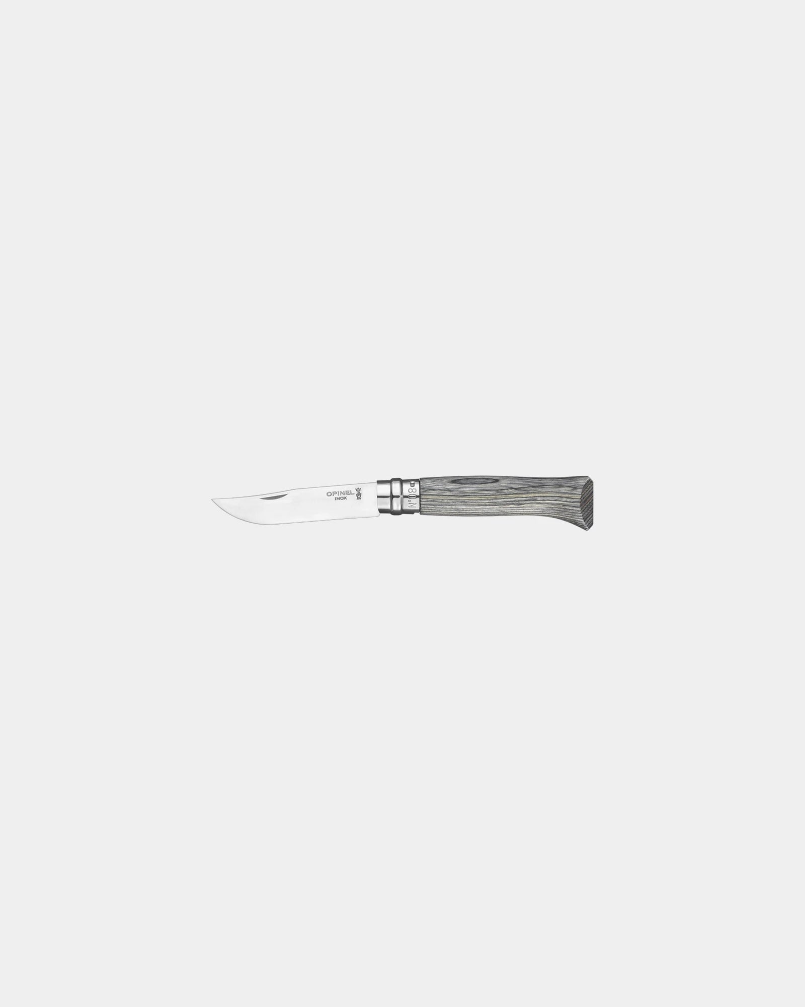 Coltellino Opinel N°02 Carbone da personalizzare - Grigio