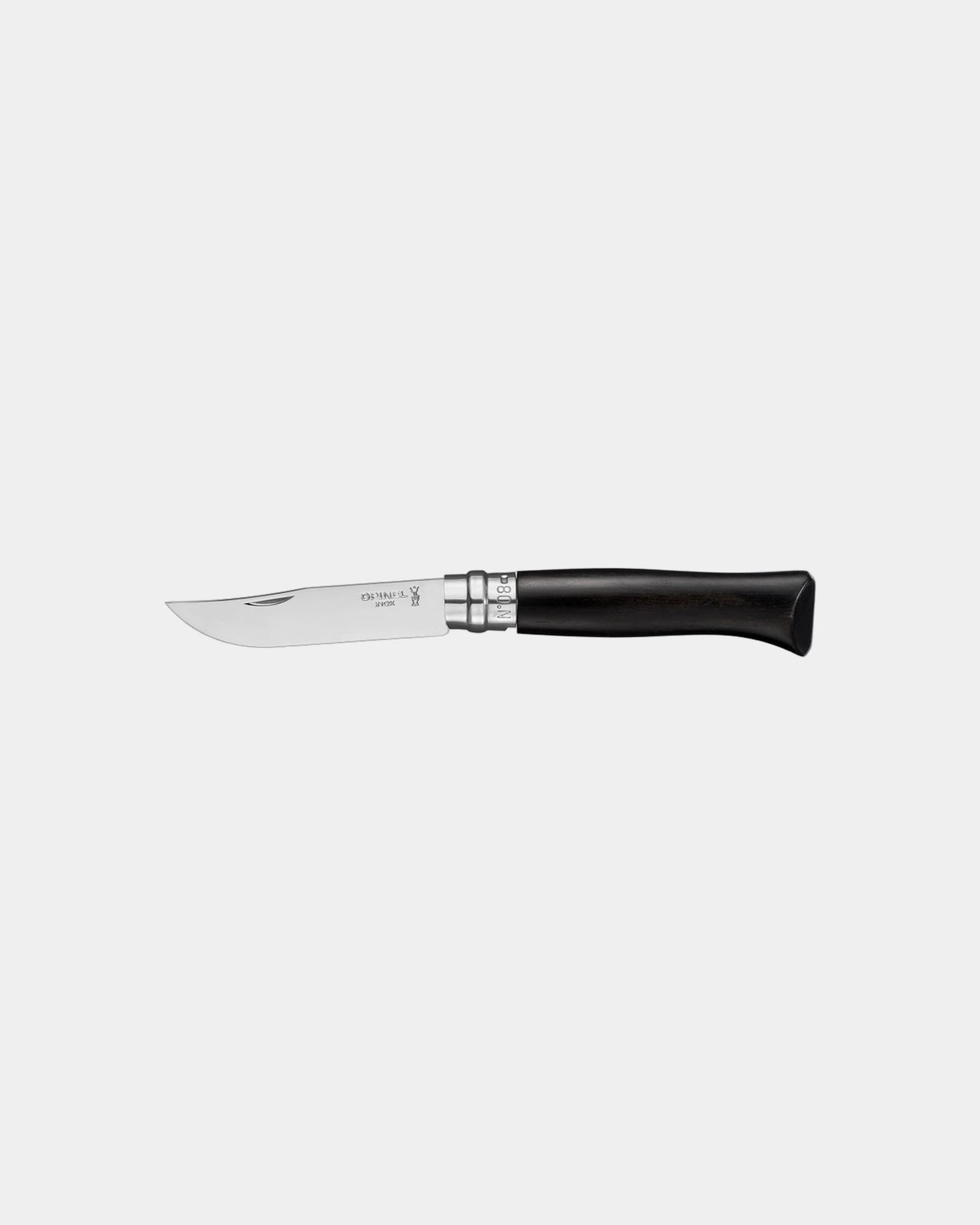 Coltellino Opinel N°02 Carbone da personalizzare - Nero