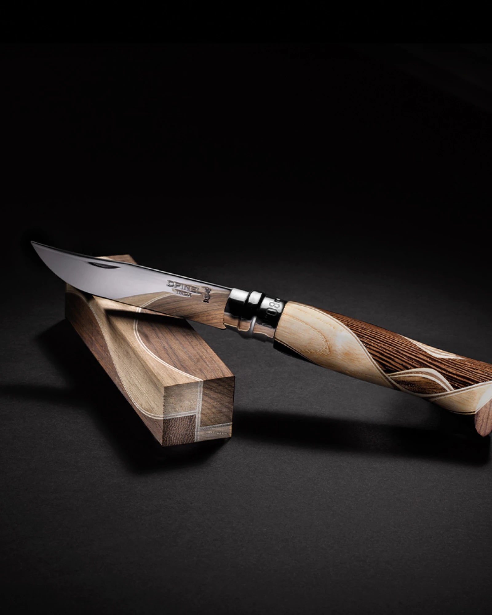 Coltello acciaio inox Opinel N°08 Chaperon da personalizzare - 4