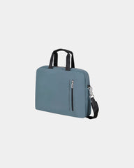 Borsa porta pc riciclata On Going 10,5L da personalizzare - Blu Petrolio