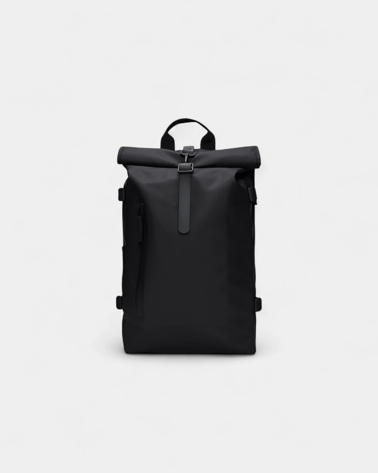 Zaino impermeabile Rains Rolltop 28L da personalizzare - Nero