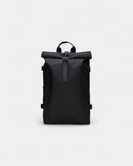 Zaino impermeabile Rains Rolltop 28L da personalizzare - Nero