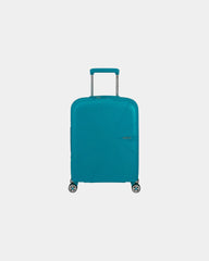 Trolley rigido riciclato 55 cm da personalizzare - Blu turchese