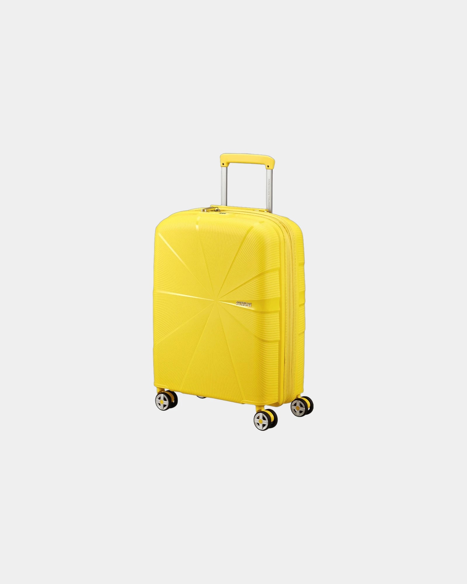 Trolley rigido riciclato 55 cm da personalizzare - Giallo