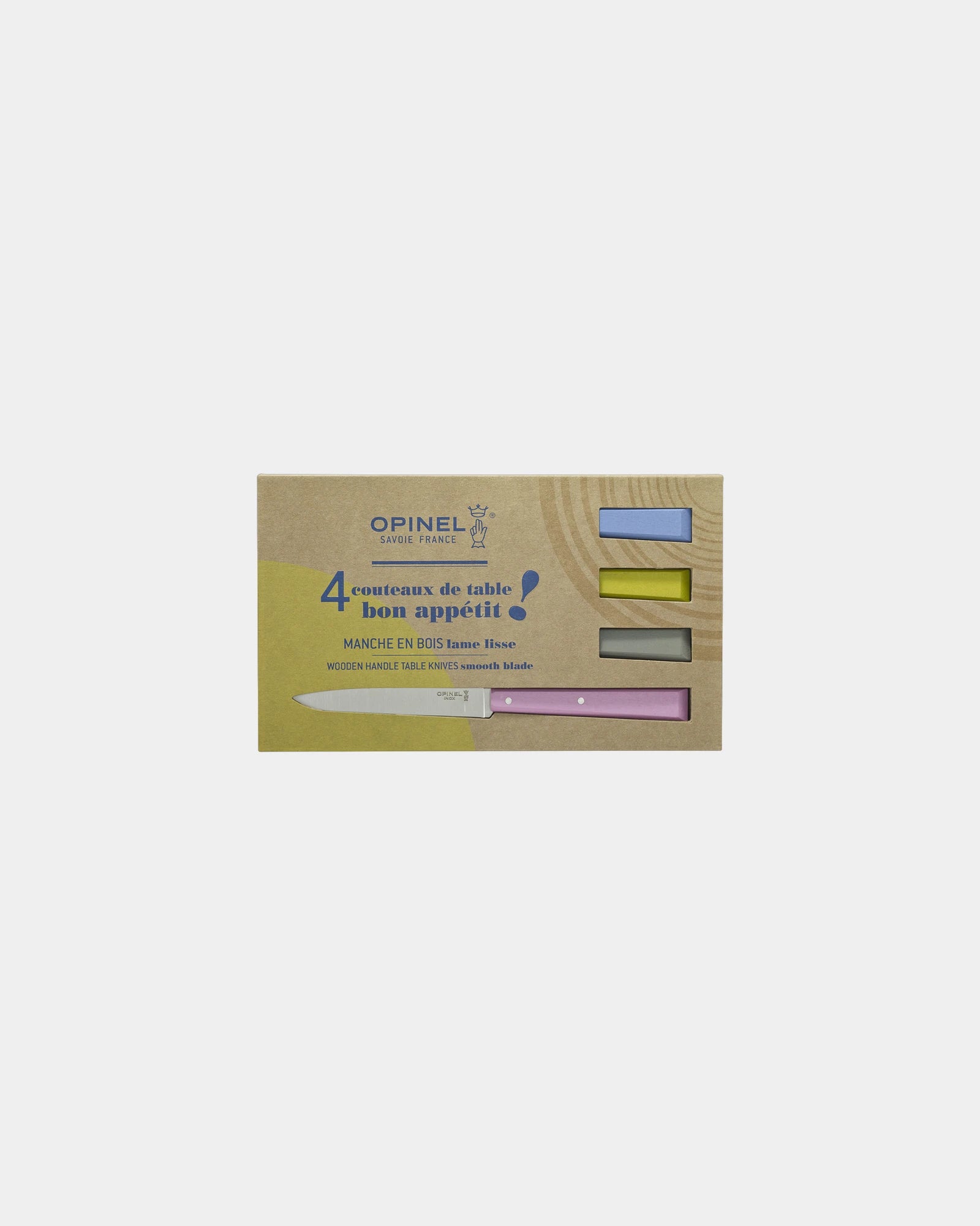 Cofanetto 4 coltelli Opinel N°125 da personalizzare - Blu