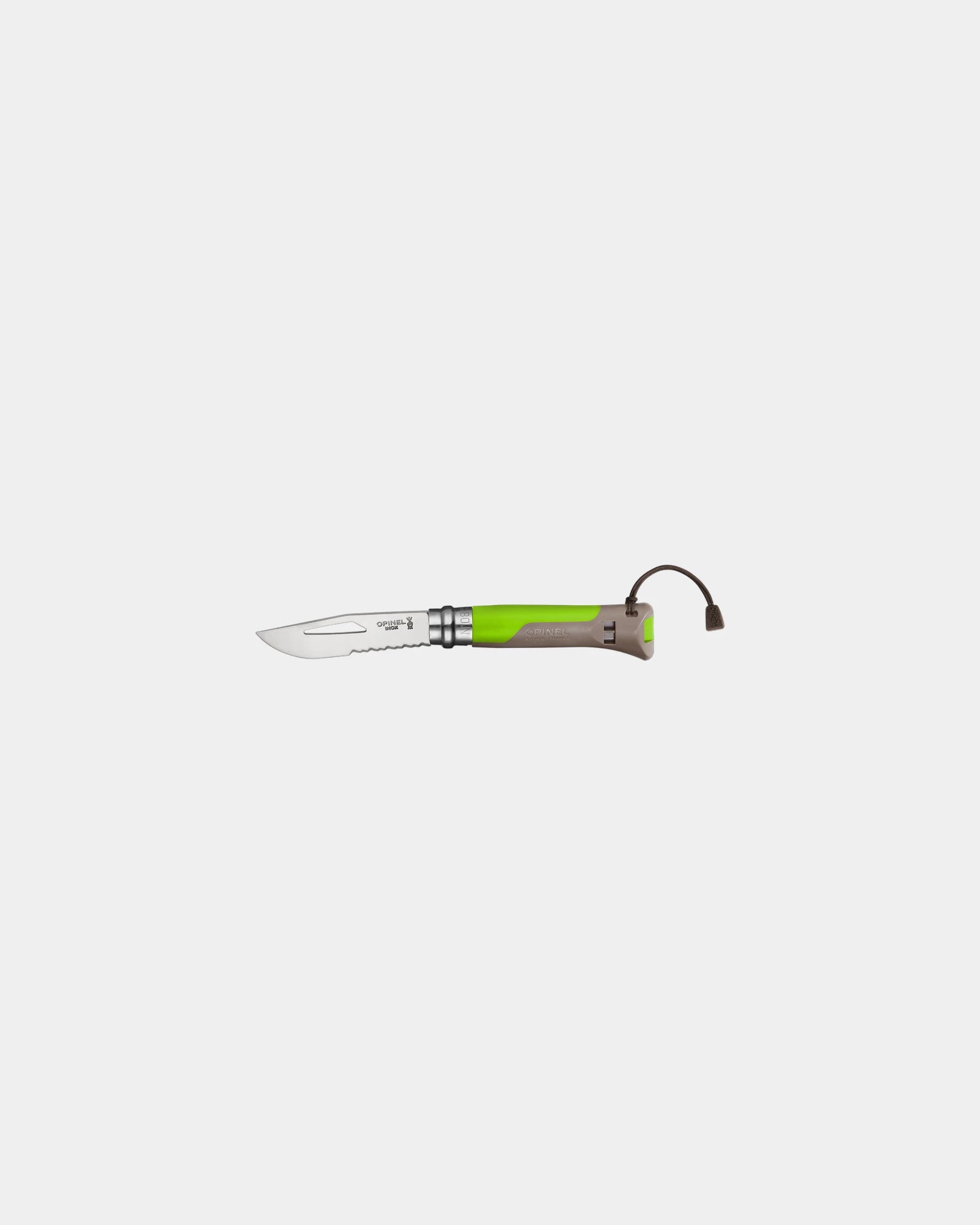 Coltello outdoor acciaio inox Opinel N°08 da personalizzare - Verde