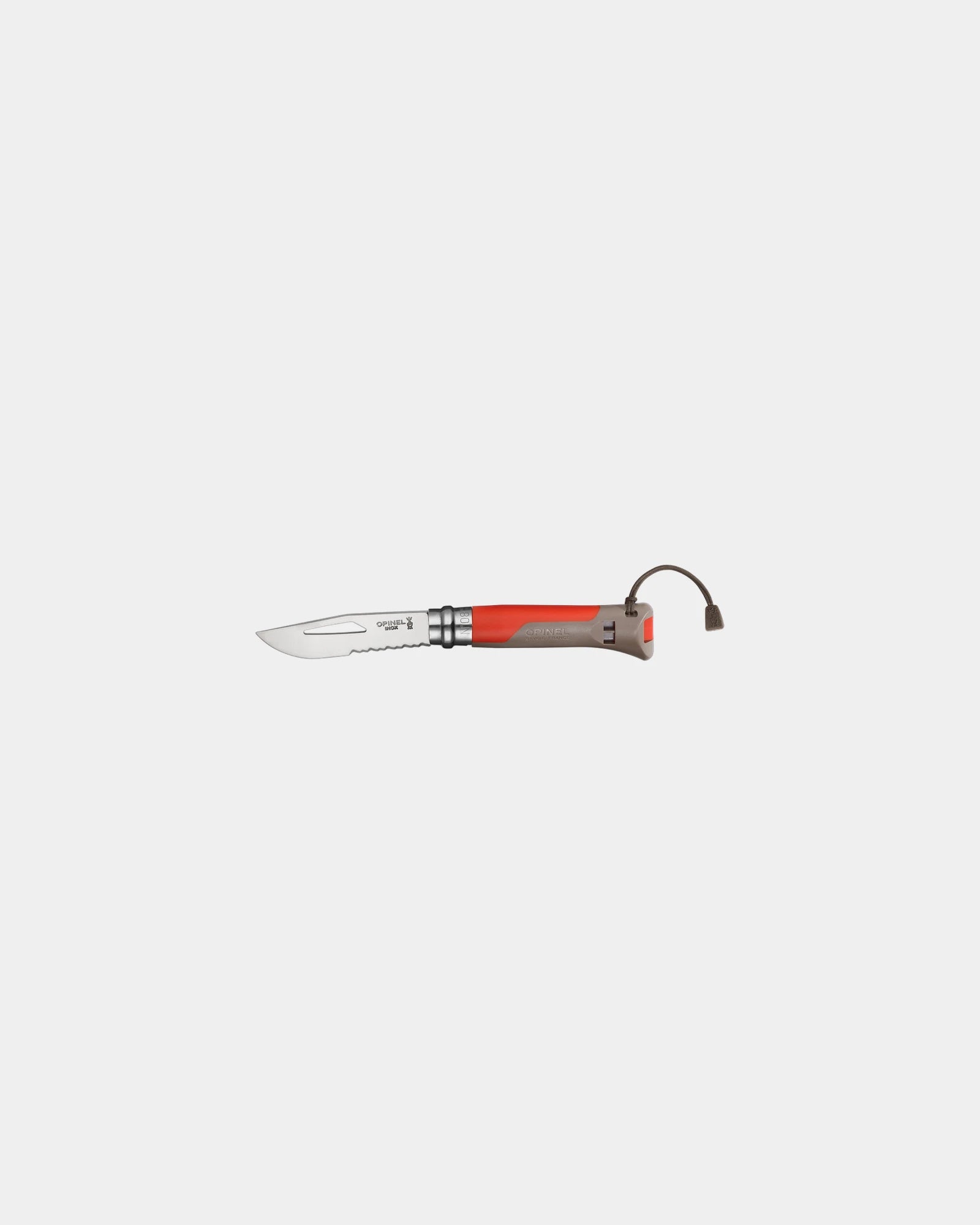 Coltello outdoor acciaio inox Opinel N°08 da personalizzare - Rosso