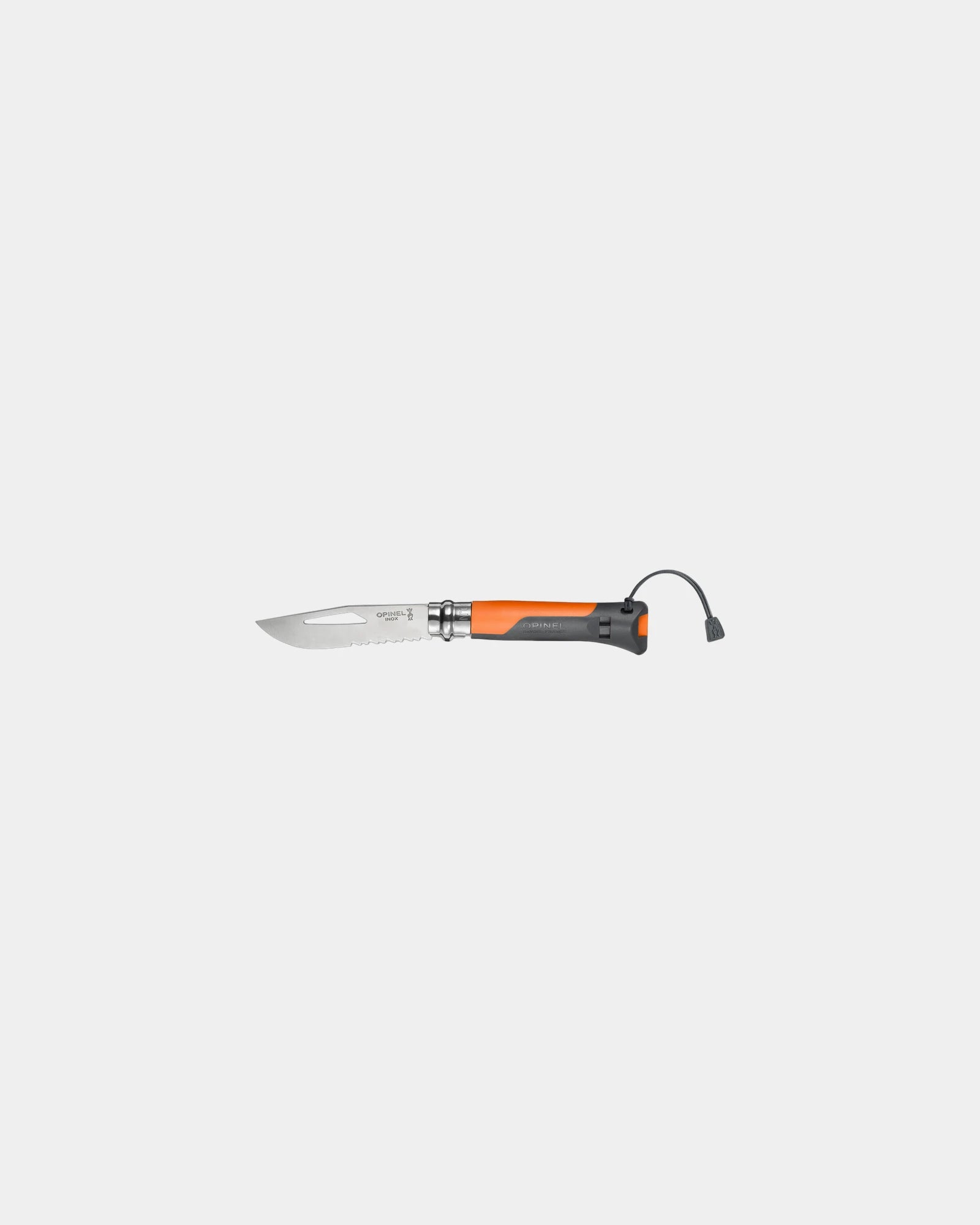 Coltello outdoor acciaio inox Opinel N°08 da personalizzare - Arancione