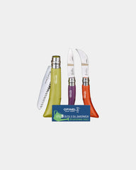Set giardinaggio Opinel acciaio inox da personalizzare - Verde