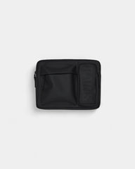 Custodia laptop impermeabile Rains Texel da personalizzare - Nero