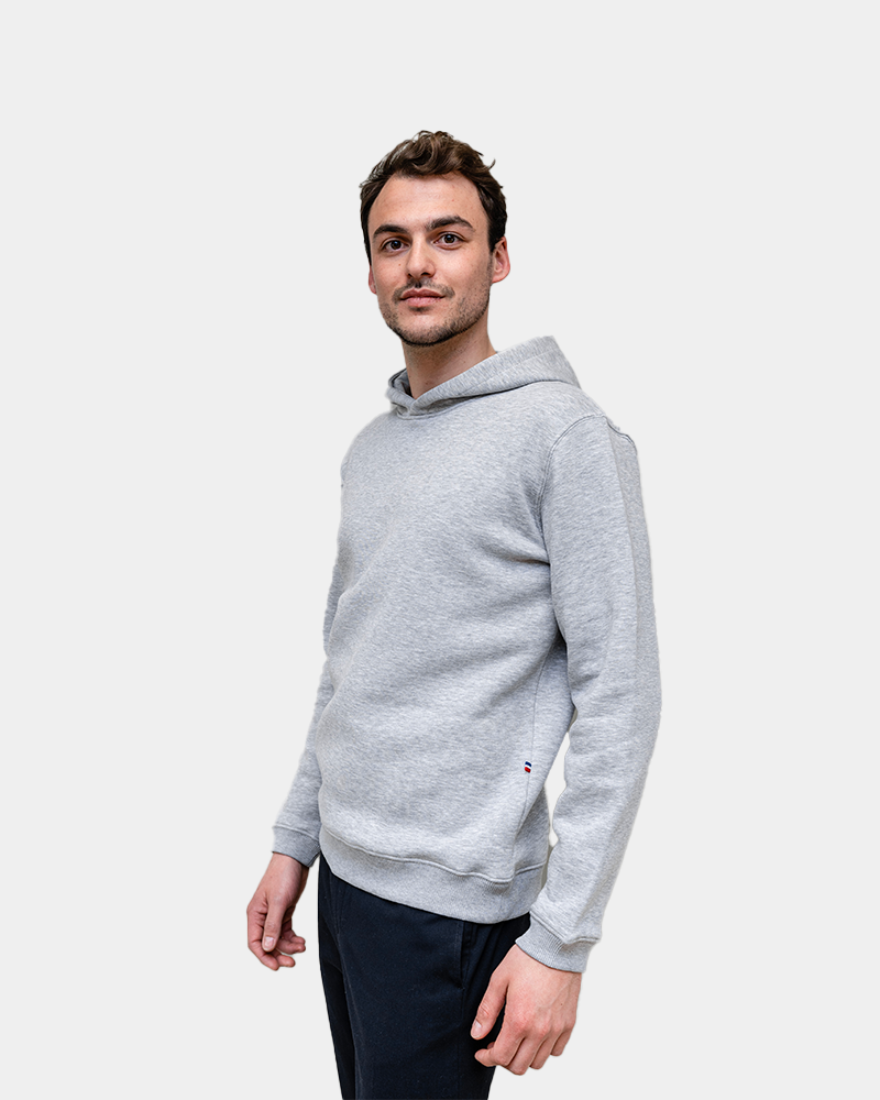 Felpa con cappuccio uomo Made in France da personalizzare