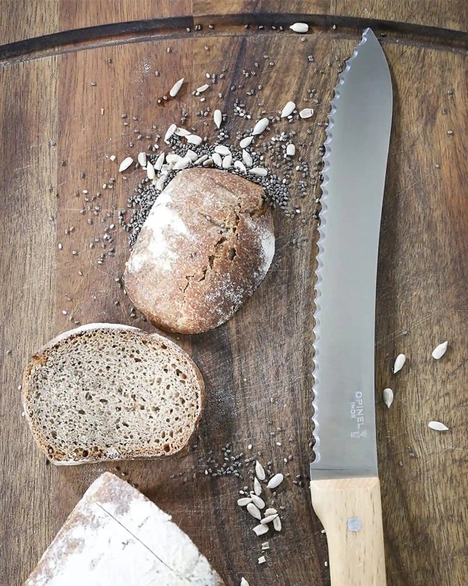 Coltello da pane acciaio inox Opinel N°116 da personalizzare - 5