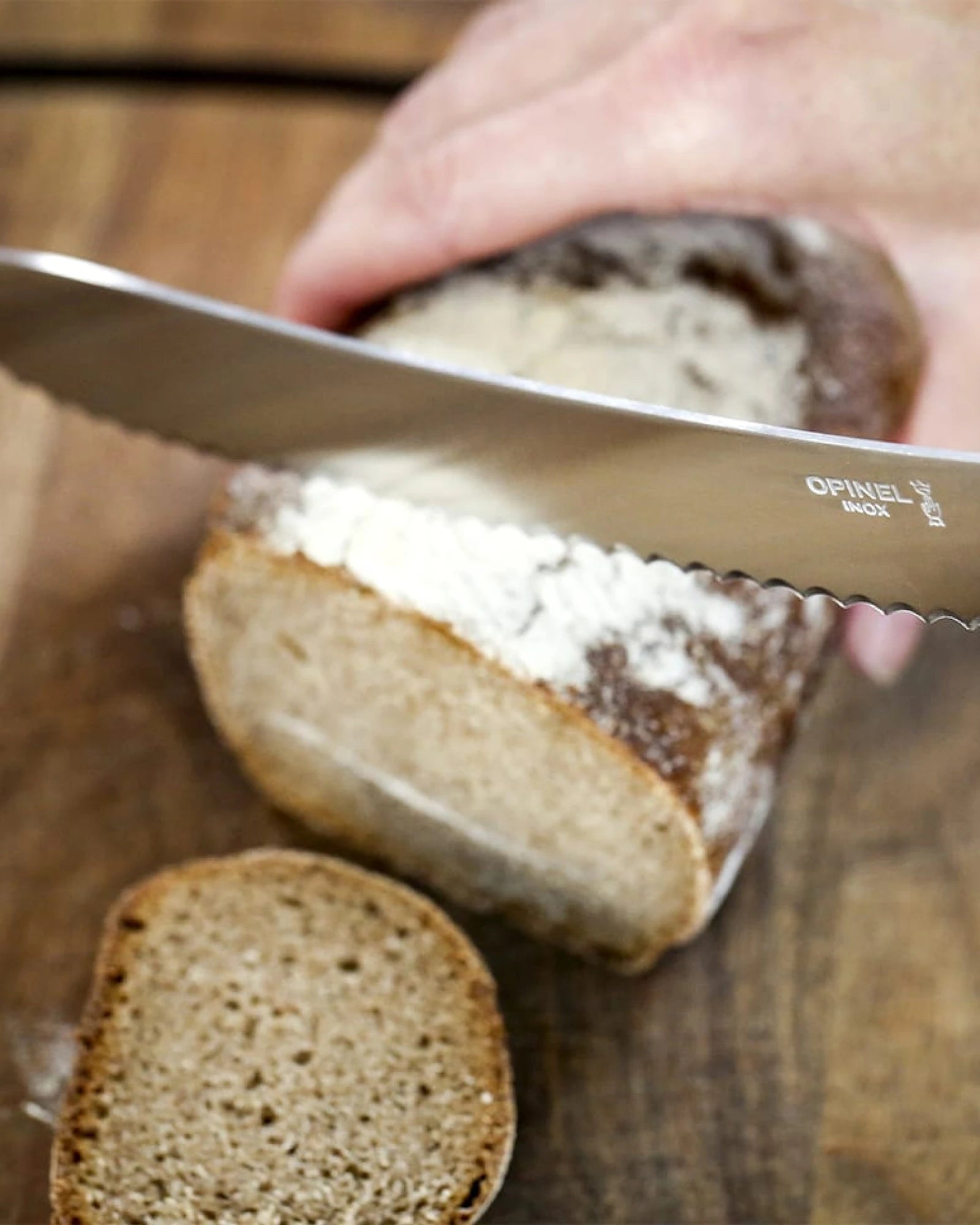 Coltello da pane acciaio inox Opinel N°116 da personalizzare - 4