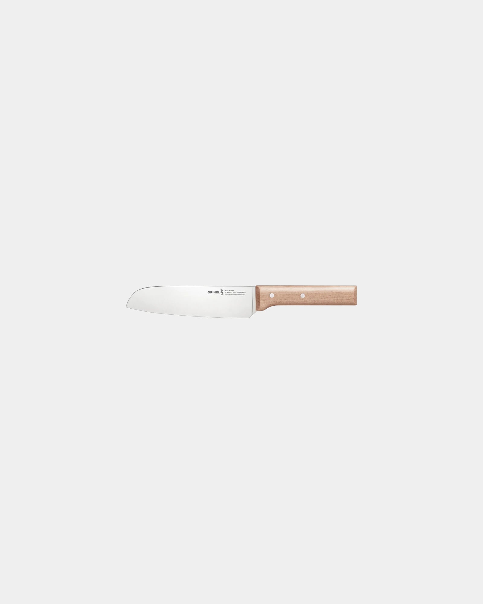 Coltello santoku Opinel N°119 acciaio da personalizzare - Beige
