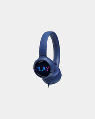 Cuffie JBL Tune 500 con Pure Bass da personalizzare - Blu