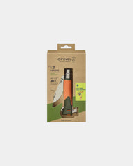 Coltello Opinel N°12 Explore acciaio inox da personalizzare - Arancione