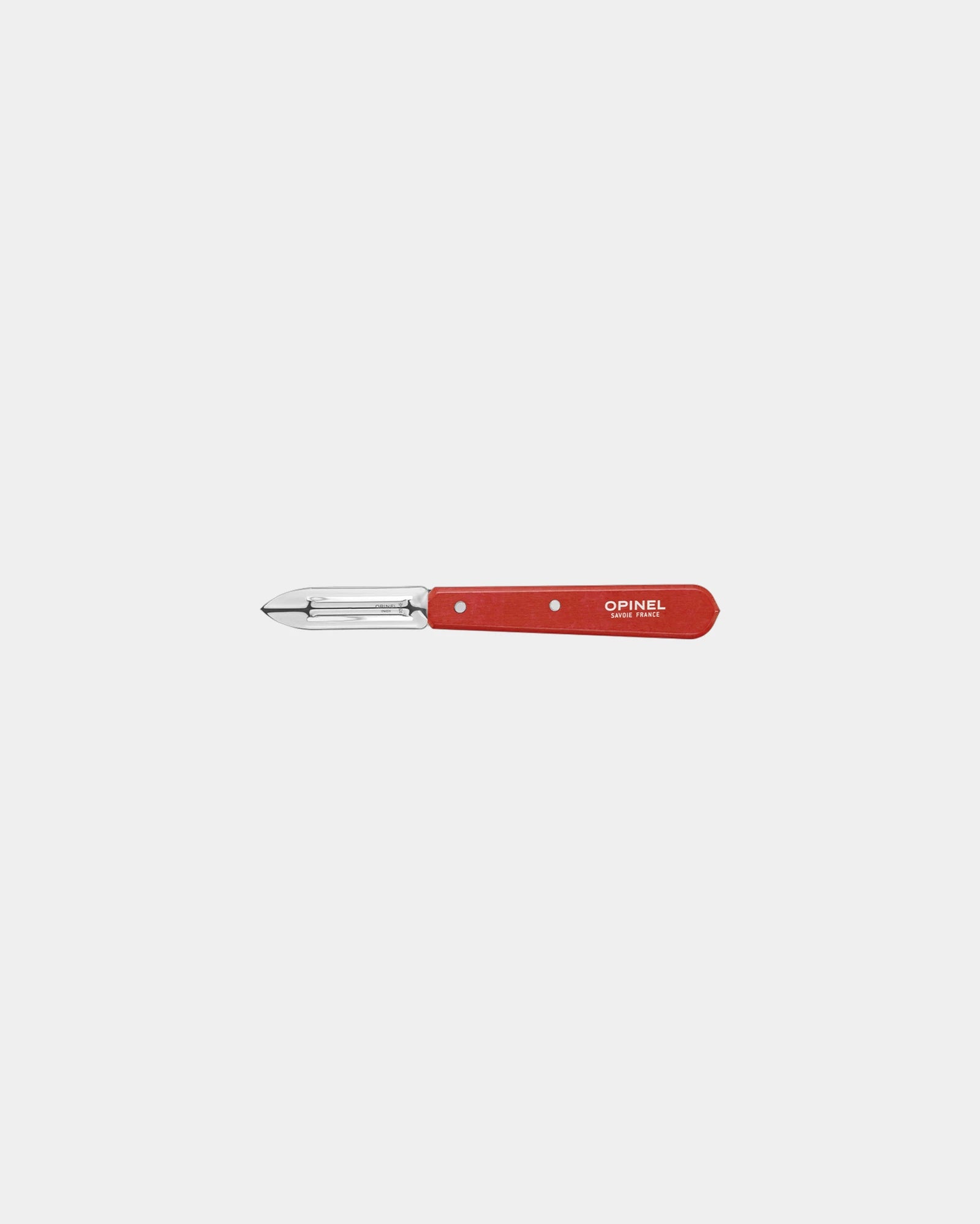 Pelapatate acciaio inox Opinel N°115 da personalizzare - Rosso