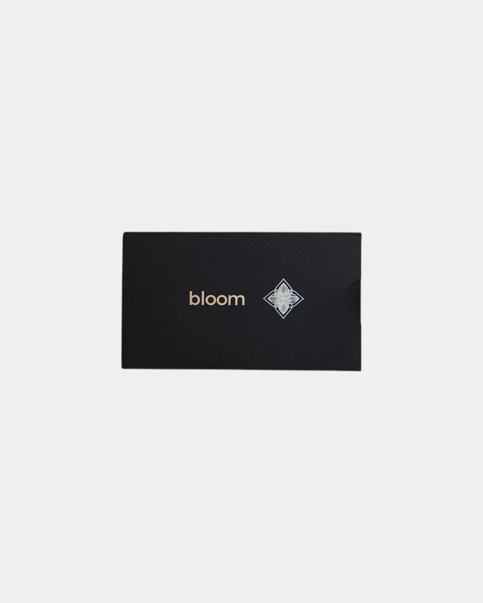 Carta NFC acciaio inossidabile Bloom Card da personalizzare - Nero opaco