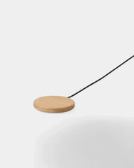 Caricabatterie a induzione in legno di quercia personalizzabile - 5