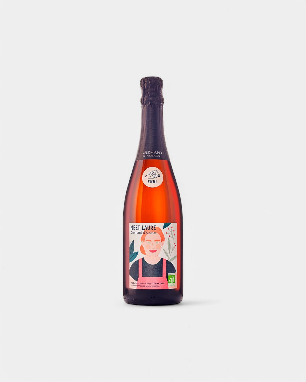 Bottiglia di crémant d'Alsazia Bio da personalizzare