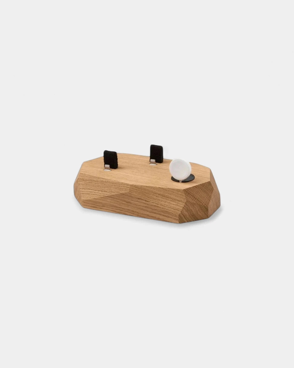 Caricabatterie a induzione in legno 3 in 1 da personalizzare - 10