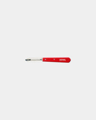 Pelapatate seghettato Opinel acciaio inox da personalizzare - Rosso