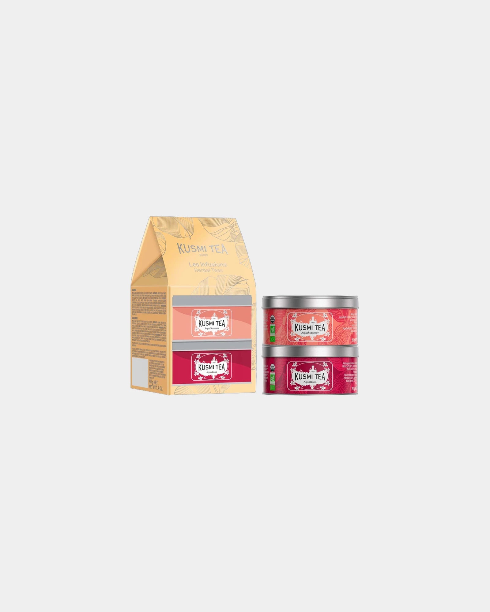 Cofanetto bio Kusmi Tea AquaRosa/Summer da personalizzare - Non specificato